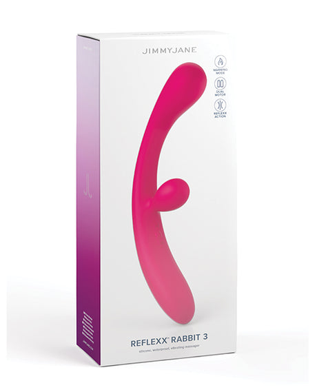 Jimmyjane Reflexx Rabbit 3 Dual-Motor Rabbit Vibrator with Warming
