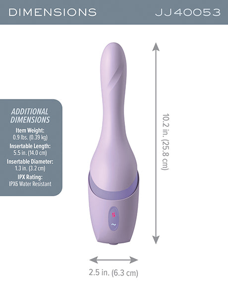 Jimmyjane Hello Bang Thrusting Vibrator with Suction Cup & Warming
