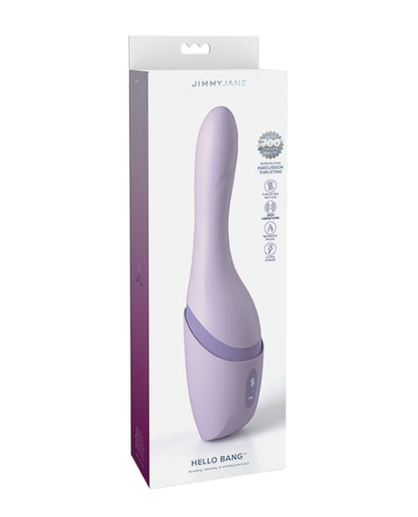 Jimmyjane Hello Bang Thrusting Vibrator with Suction Cup & Warming
