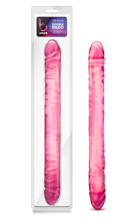 Blush B Yours 18-Inch Double Dildo, Pink - BL-36790