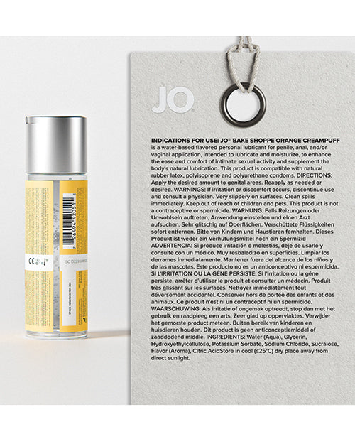 JO Bake Shoppe Orange Creampuff Lubricant - 2 oz by Bake Shoppe