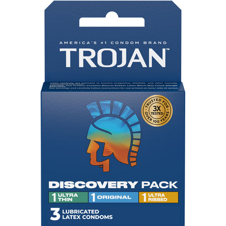 Paradise Marketing Trojan Discovery Pack 3 Count Condoms - TJ2927
