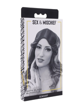 Sex and Mischief Satin Blindfold - Black