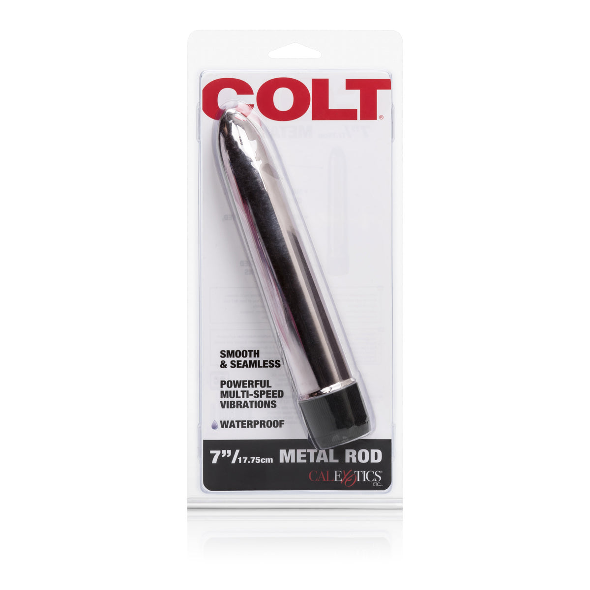 CalExotics Colt Metal 7-Inch Vibrator, Smooth Seamless Finish - SE6893202