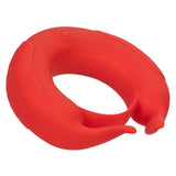 CalExotics Taurus Rechargeable Silicone Enhancer Ring — Red - SE1841403