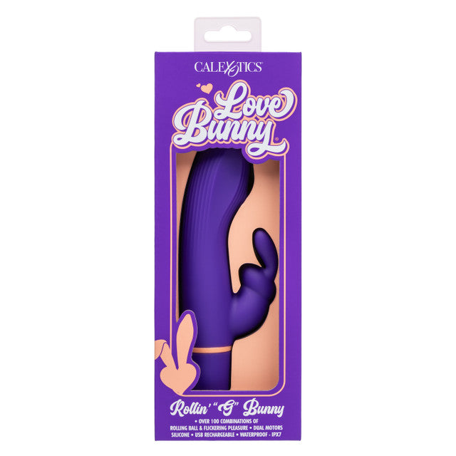 CalExotics Love Bunny Rollin' G Vibrator — Purple - SE0619543
