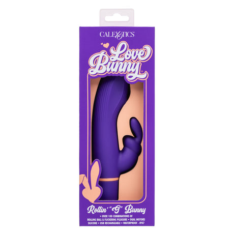 CalExotics Love Bunny Rollin' G Vibrator — Purple - SE0619543