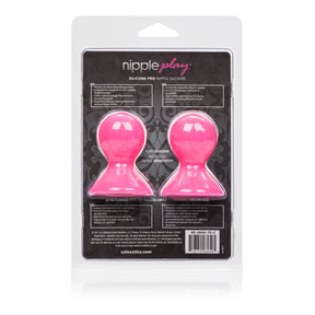 CalExotics Nipple Play Silicone Pro Nipple Suckers - Pink - SE2644752