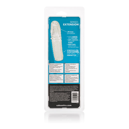 CalExotics Senso Clear Penis Extension Sleeve - SE1600002