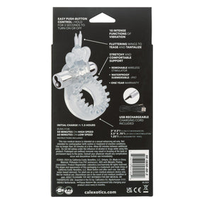 CalExotics Wireless Butterfly Ring Rechargeable Vibrating Enhancer - SE1830003