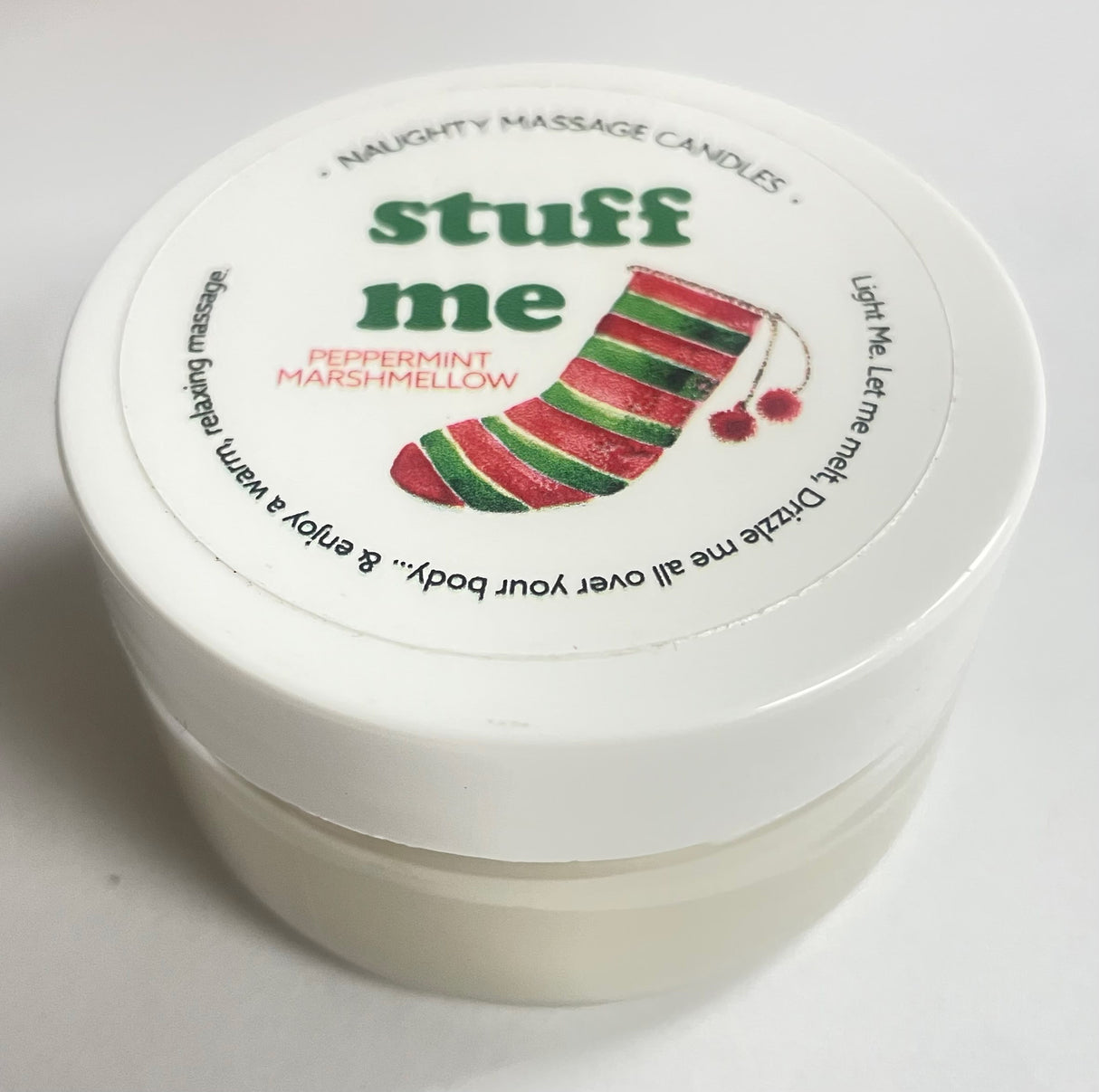 Kama Sutra Peppermint Marshmallow Massage Candle — 1.7 oz Travel Size - KS14311