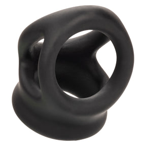 CalExotics Alpha Liquid Silicone Dual Cage & Ring - Black - SE1492372