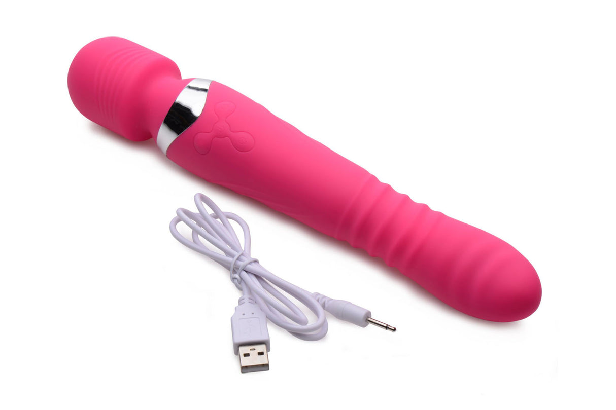 Ultra Thrusting and Vibrating Silicone Wand by XR Brands