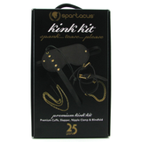 Spartacus Kink Kit — Leather Bondage Set with Blindfold & Slapper - SPK-001