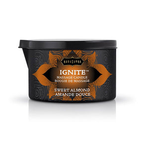 Kama Sutra Ignite Sweet Almond Massage Oil Candle, 6 oz - KS10202