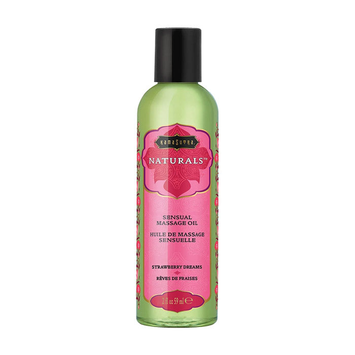 Kama Sutra Naturals Massage Oil — Strawberry Dreams, 2 fl oz - KS10282