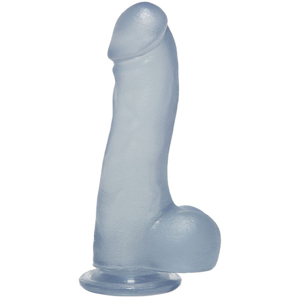 Crystal Jellies - 7.5 Inch Master Cock With Balls by Doc Johnson
