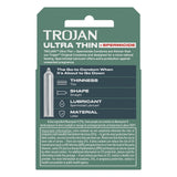 Trojan Ultra Thin Armor Spermicidal Condoms - 3 Pack
