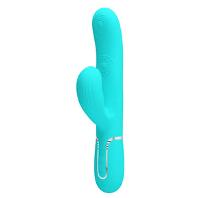 Pretty Love Perdita Rabbit Vibrator — Turquoise - BW-500015-1