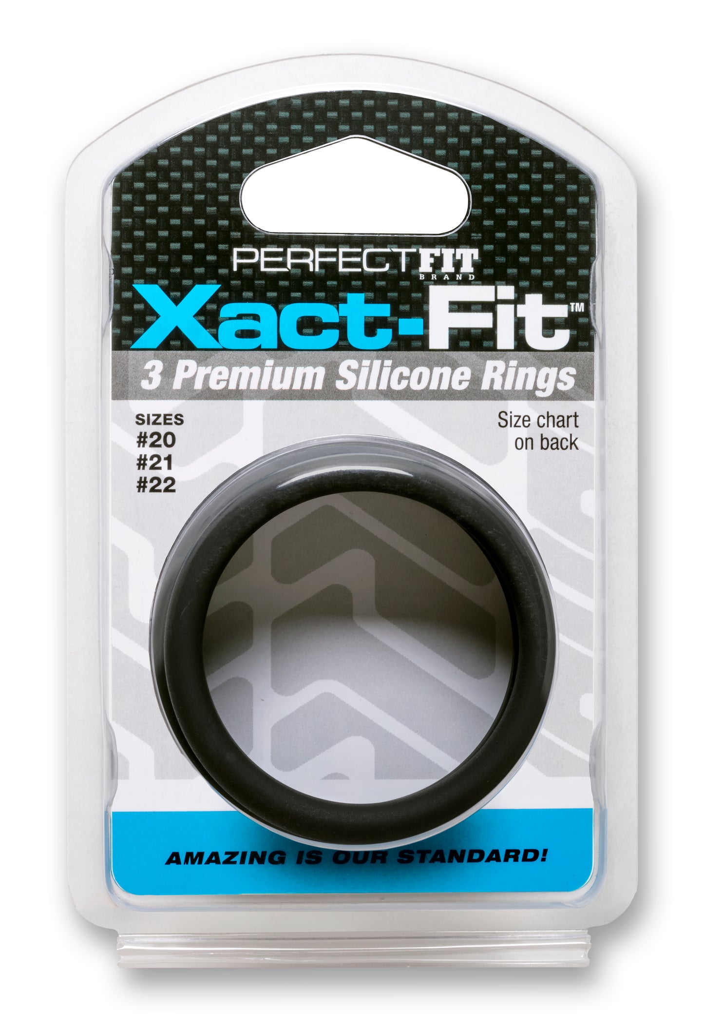 Xact- Fit 3 Premium Silicone Rings - #20, #21, #22 by Perfect Fit