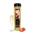 Shunga Massage Oil — Sparkling Strawberry Wine, 8 fl. oz. - SHU1208