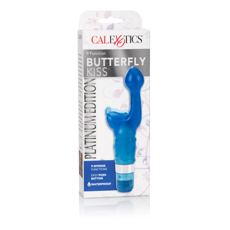 9 Function Butterfly Kiss - Platinum Edition - Blue by CalExotics