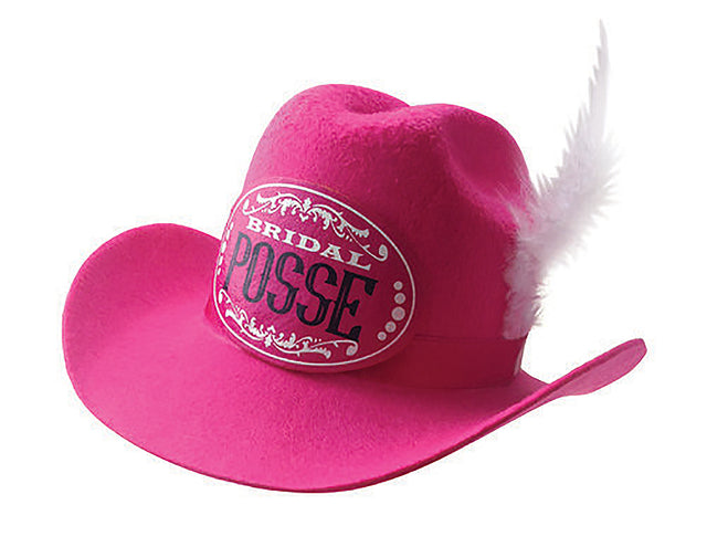"Gettin' Hitched Clip-on Cowgirl Posse Party Hat LG-NVC057"