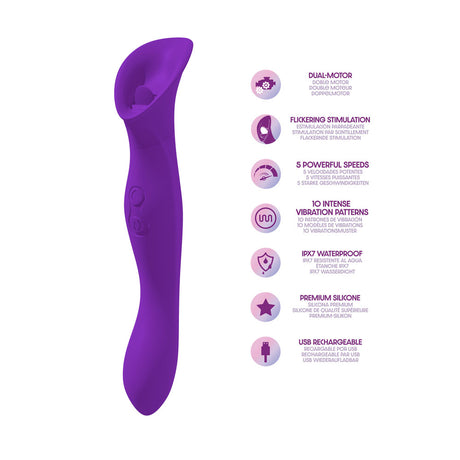 Petallux Clitoral Stimulator - Purple