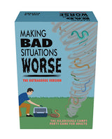 Kheper Making Bad Situations Worse — Outrageous Party Game (100 Situation + 250 Response Cards)