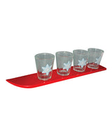 Ski Shot Glass Set - Set of 4 by Kheper