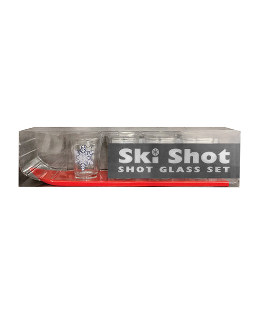 Kheper Ski Shot Glass Set - 4-Pack