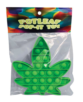 Pot Leaf Pop It Fidget Toy - Green by Kheper