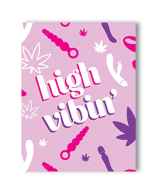 High Vibin' 420 Greeting Card by Kush Kards
