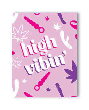 High Vibin' 420 Greeting Card by Kush Kards