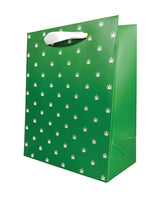 Polka Pot Gift Bag - Green/White by Kush Kards