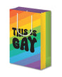 This Is Gay Stripe Gift Bag by Kush Kards