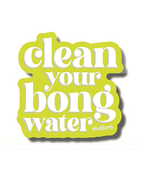 Bong Water Sticker - Pack of 3 by Kush Kards