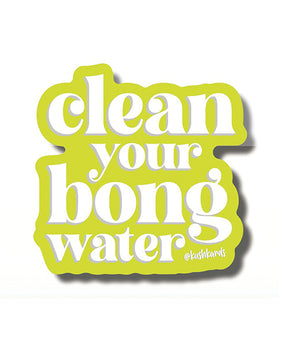 Bong Water Sticker - Pack of 3 by Kush Kards