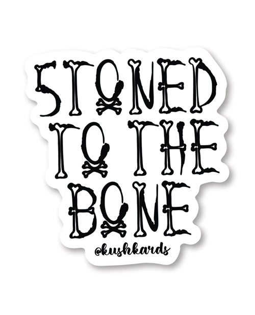 Halloween Stoned to the Bone Sticker - Pack of 3 by Kush Kards