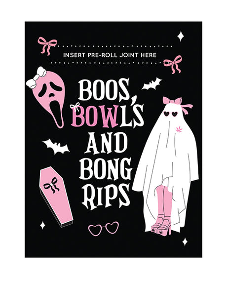 Halloween Boo's Greeting Card w/Matchbook by Kush Kards