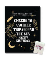 Cheers to Another Trip Around the World Greeting Card w/Matchbook by Kush Kards
