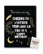 Cheers to Another Trip Around the World Greeting Card w/Matchbook by Kush Kards
