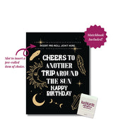 Cheers to Another Trip Around the World Greeting Card w/Matchbook by Kush Kards