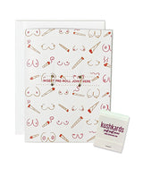 Doobies Boobies Greeting Card w/Matchbook by Kush Kards