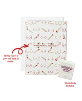 Doobies Boobies Greeting Card w/Matchbook by Kush Kards