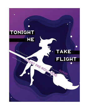 Halloween Take Flight Greeting Card w/Matchbook by Kush Kards