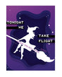 Halloween Take Flight Greeting Card w/Matchbook by Kush Kards