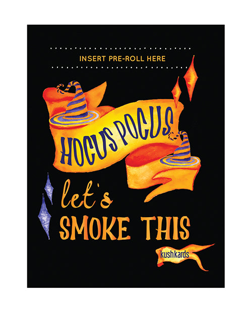 Halloween Hocus Pocus Greeting Card w/Matchbook by Kush Kards
