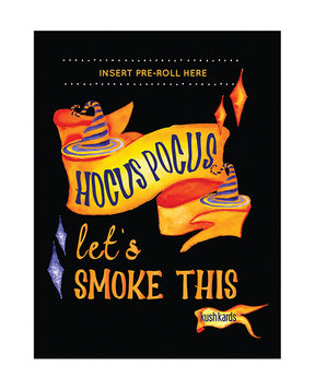 Halloween Hocus Pocus Greeting Card w/Matchbook by Kush Kards