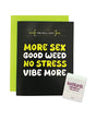 More Sex Greeting Card w/Matchbook by Kush Kards